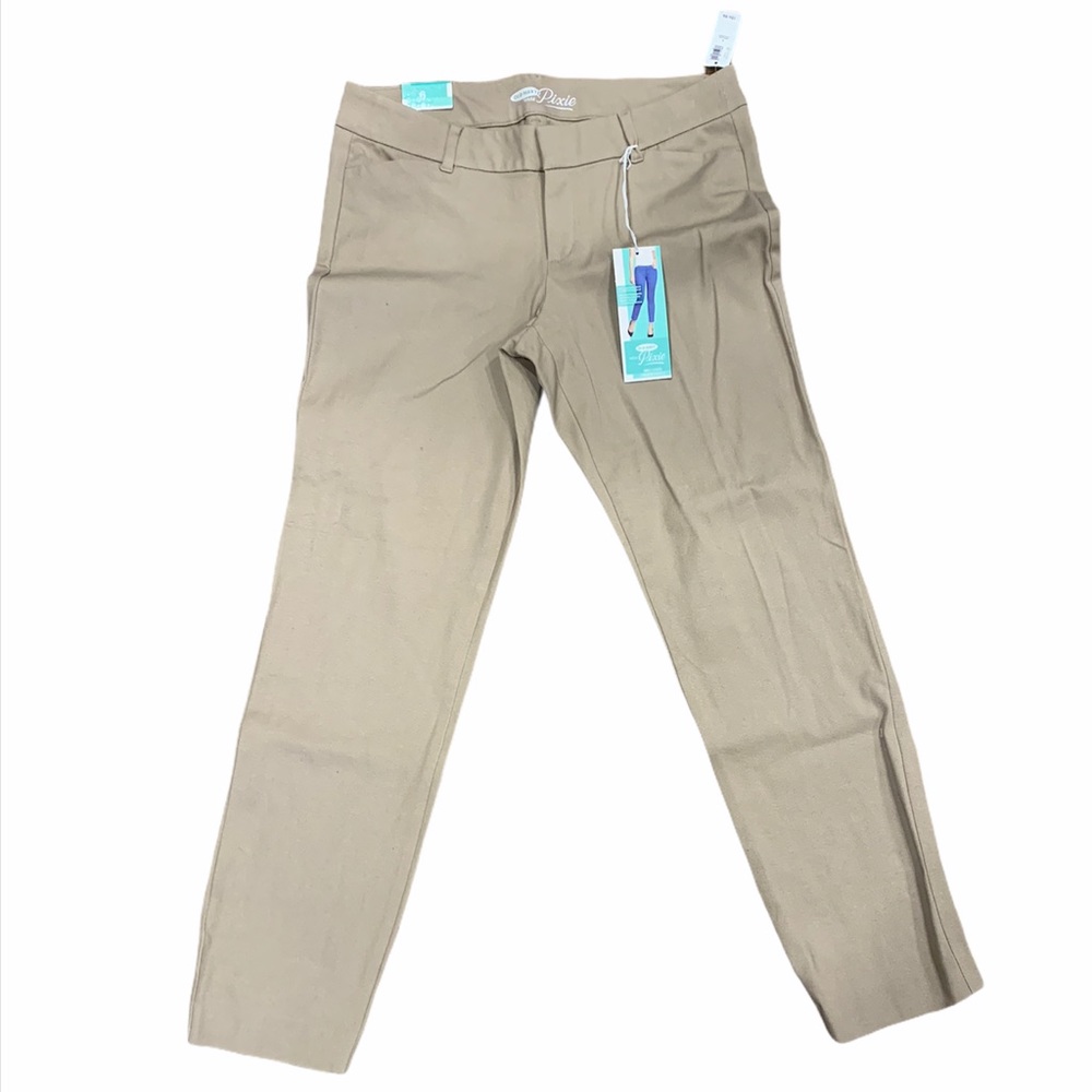 Old Navy Pixie Cut Tan Pants Size 6 NWT